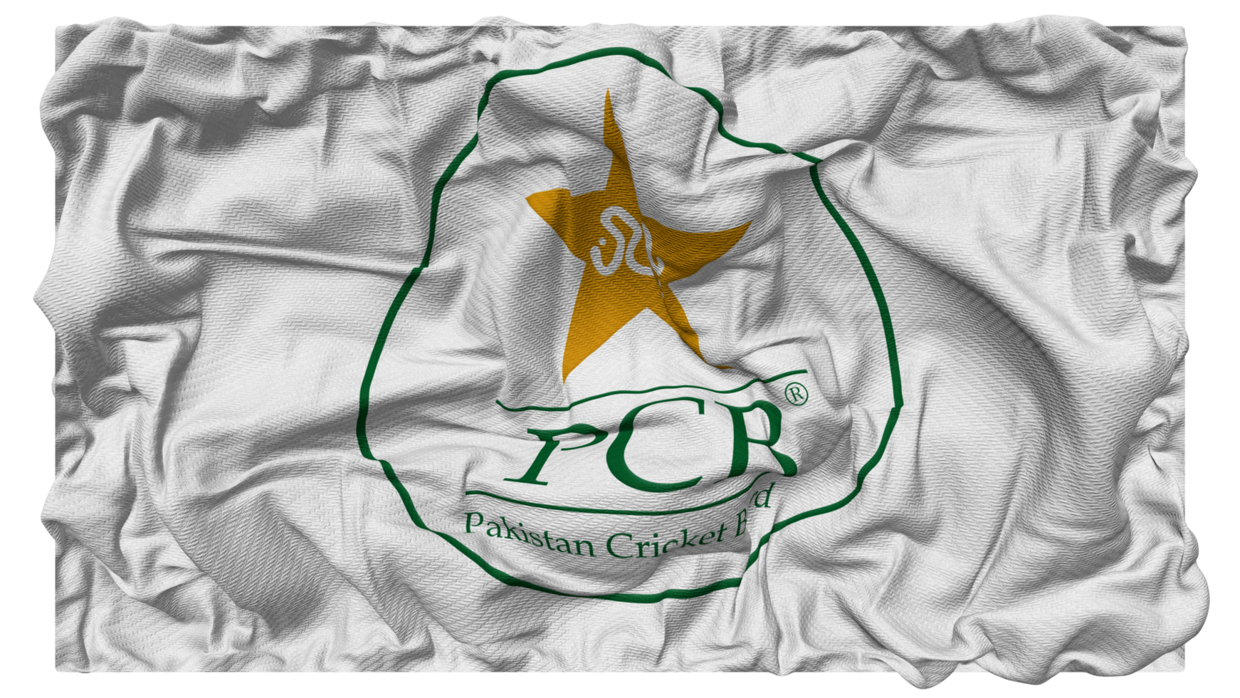 Pakistan Cricket Board, PCB Flag Waves with Realistic Bump Texture, Flag Background, 3D Rendering png
