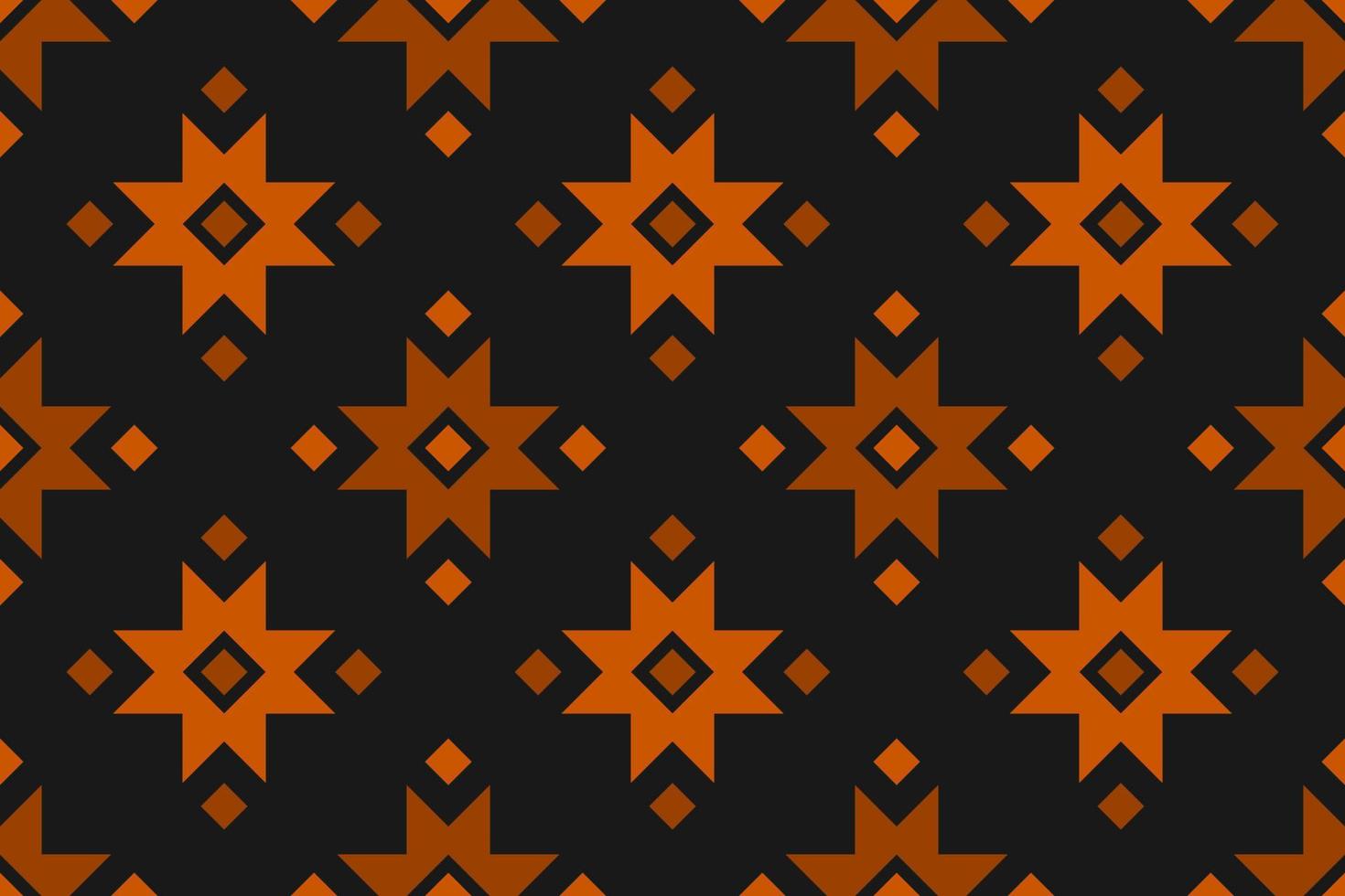 Fabric flower pattern art. Geometric ethnic seamless pattern in tribal. vector