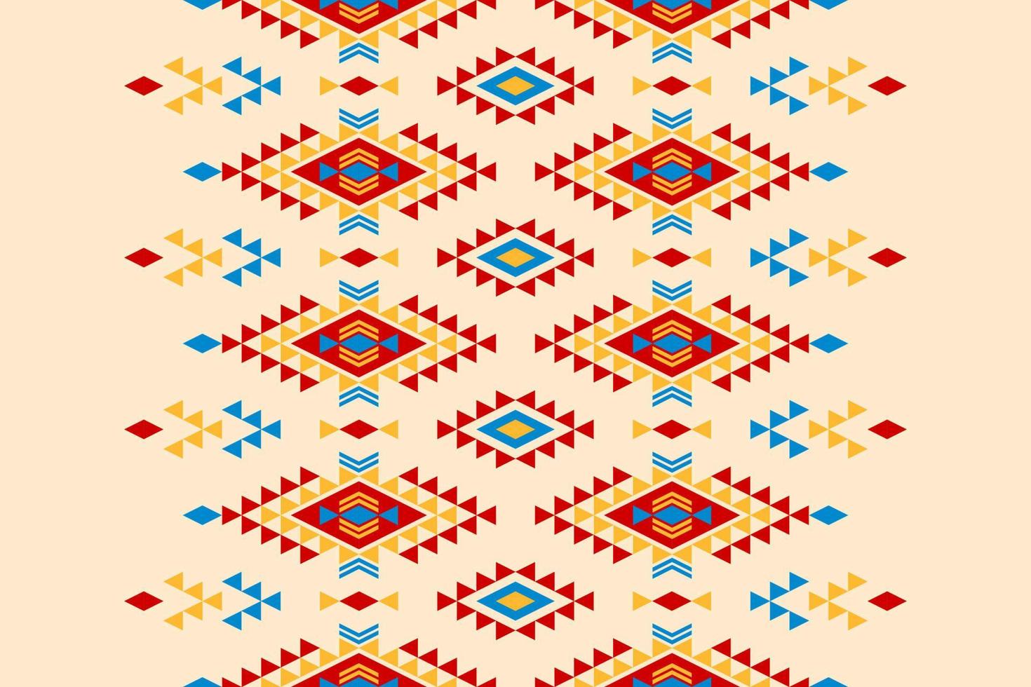 Geometric ethnic oriental seamless pattern traditional. Fabric Aztec pattern background. Indian style. vector