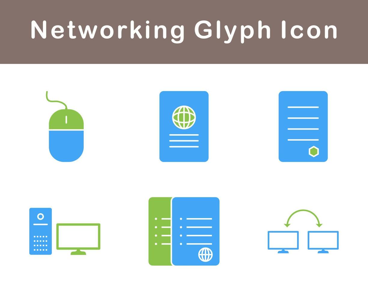 Networking Vector Icon Set