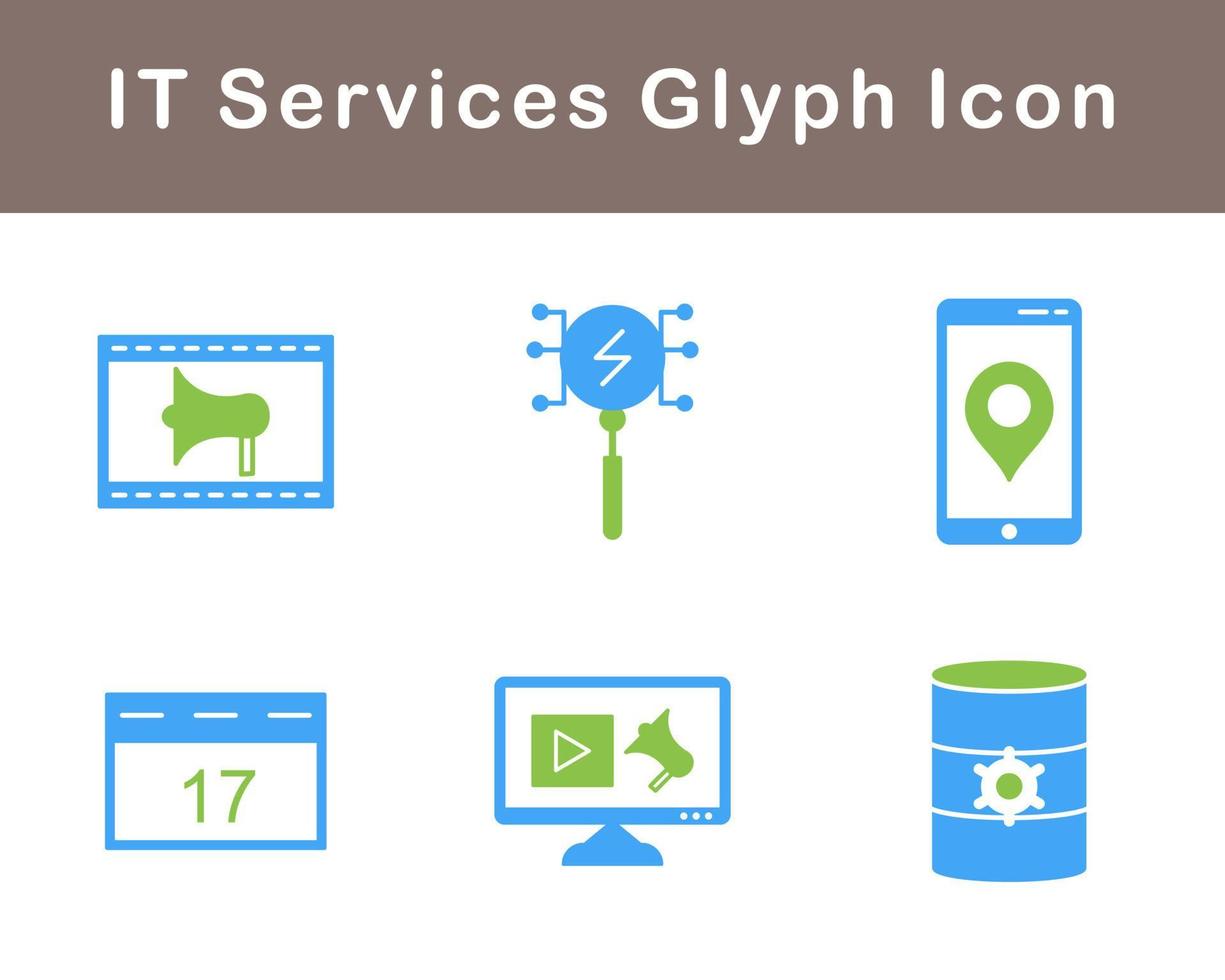 IT Services Vector Icon Set