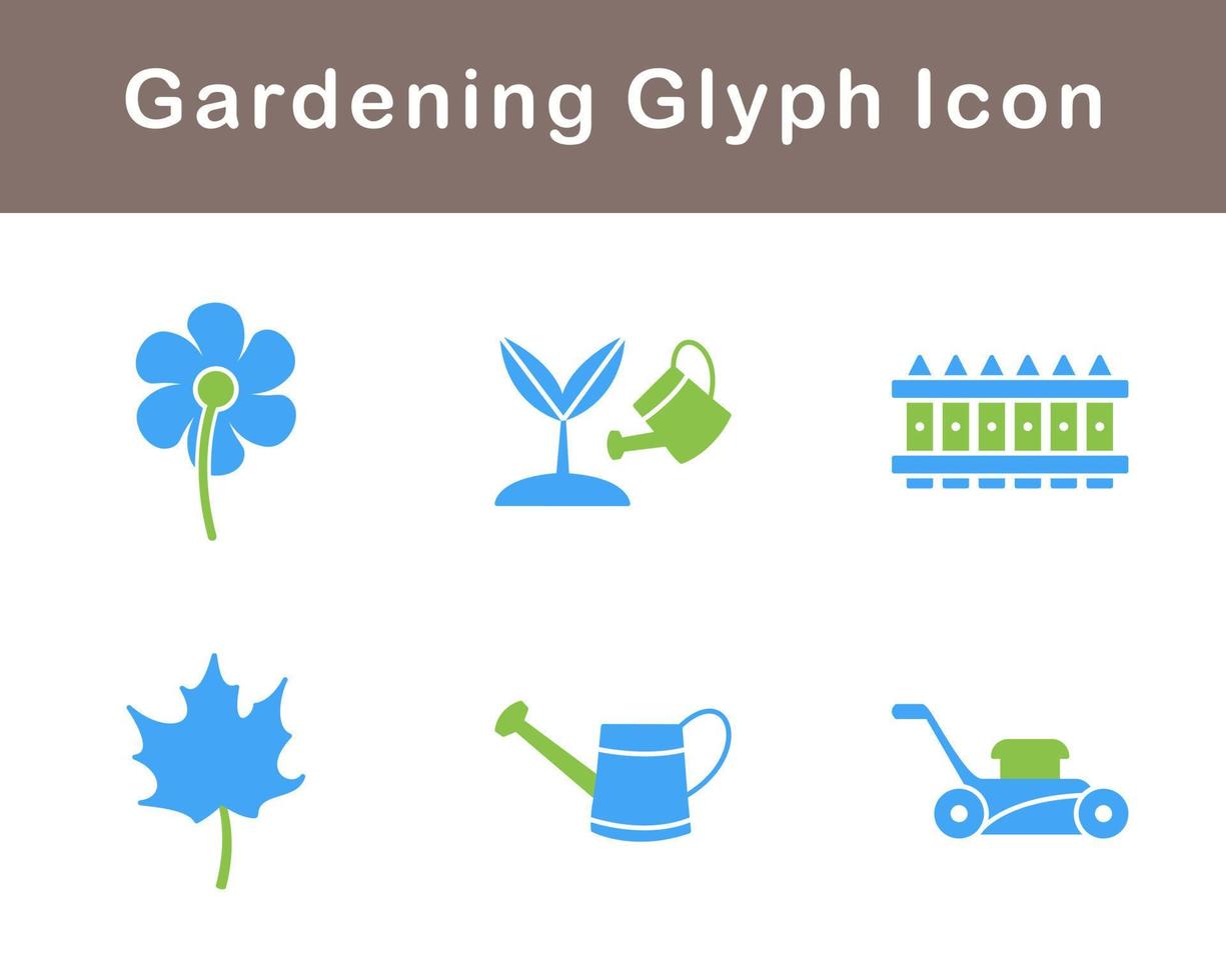 Gardening Vector Icon Set