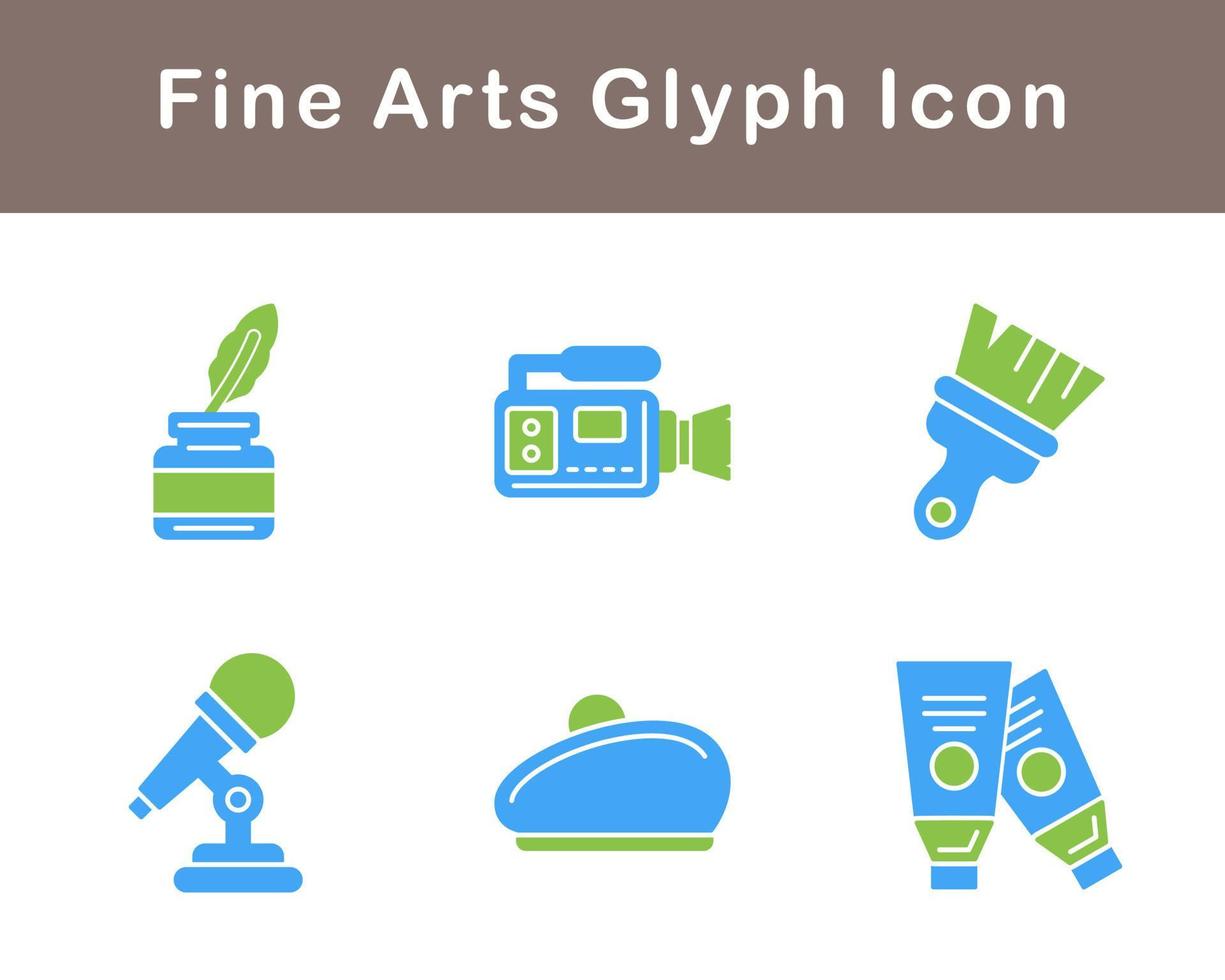 Fine Arts Vector Icon Set