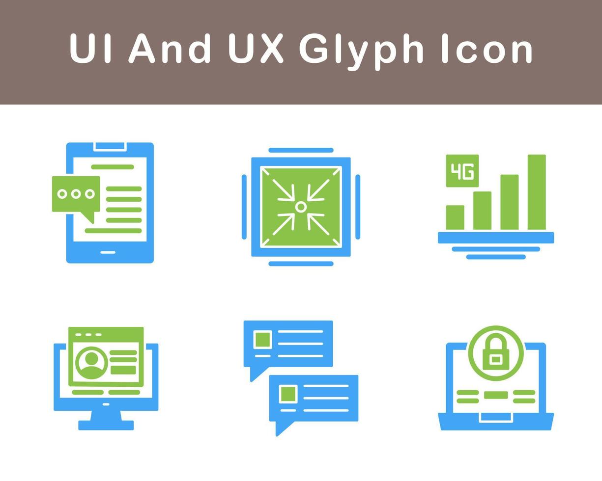 UI And UX Vector Icon Set