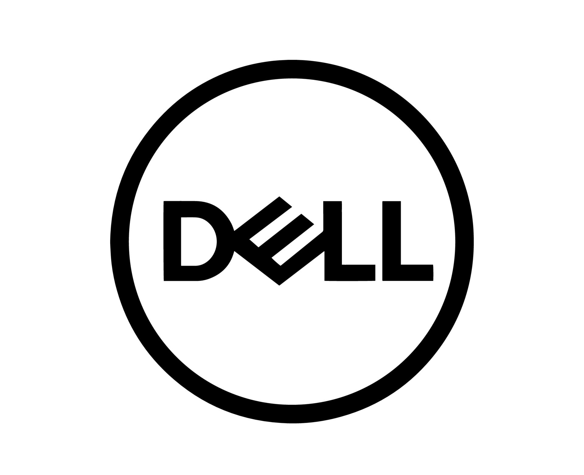 Dell Logo Brand Computer Symbol Black Design Usa Laptop Vector