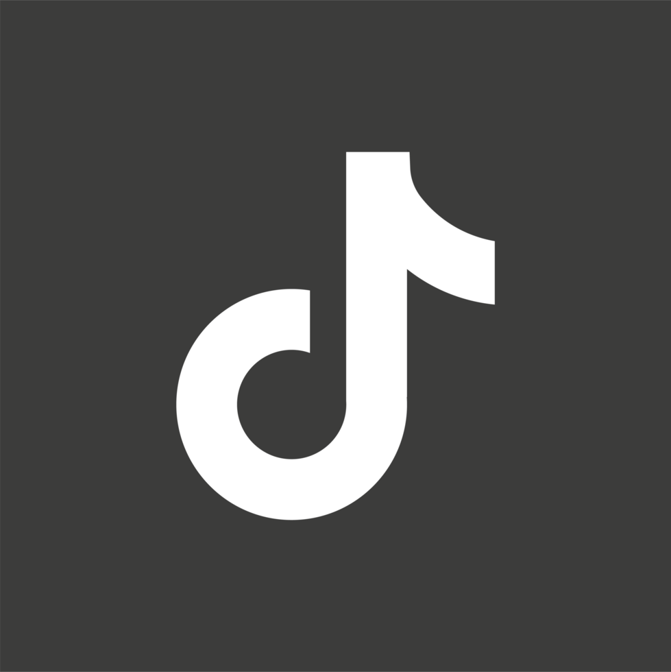 Tiktok social media logo icon png