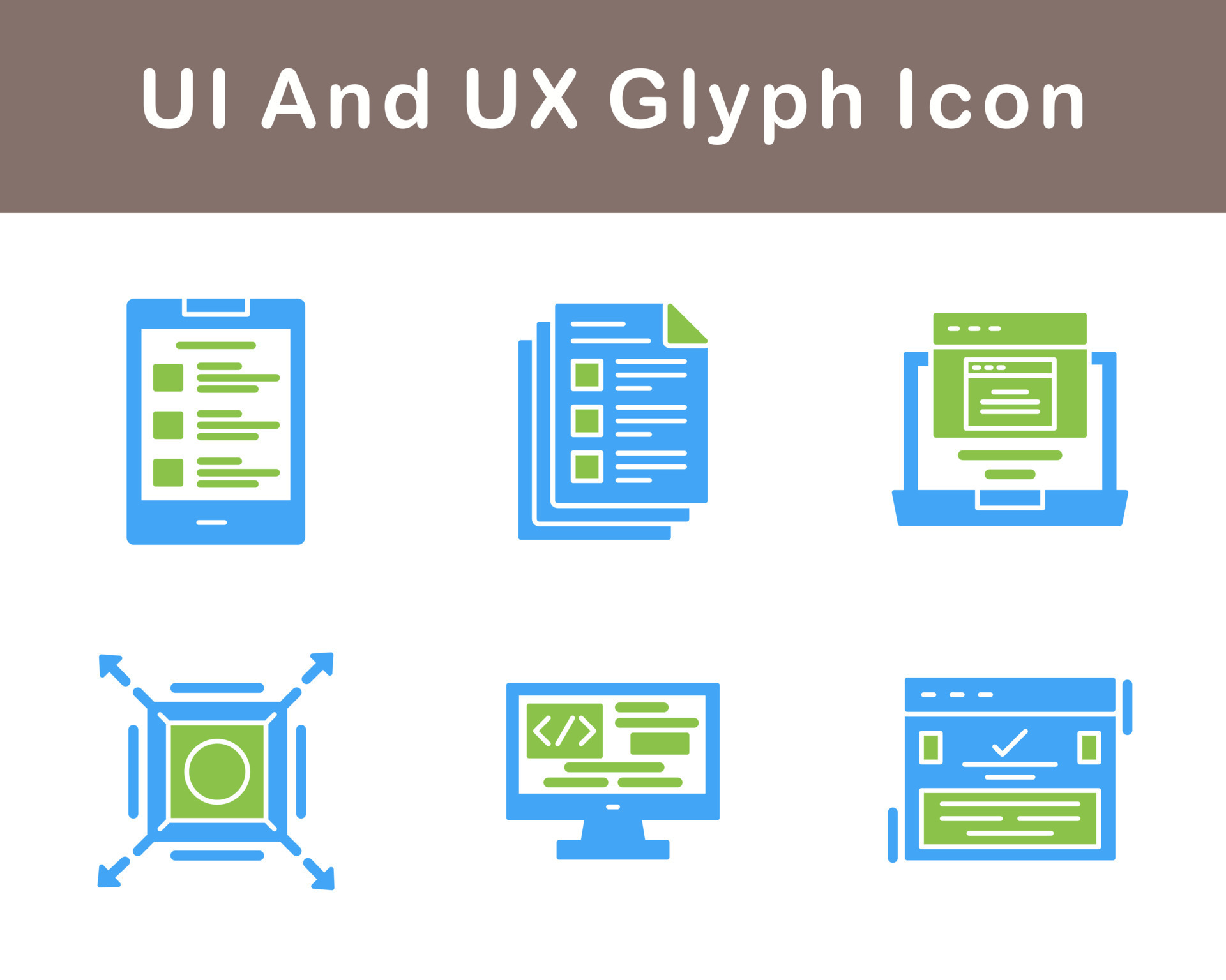 UI And UX Vector Icon Set 21496003 Vector Art at Vecteezy