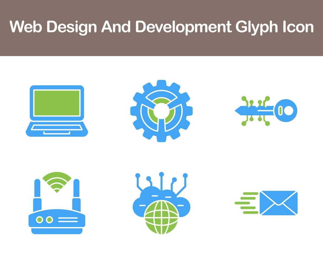 Web Design And Development Vector Icon Set 21496007 Vector Art at Vecteezy