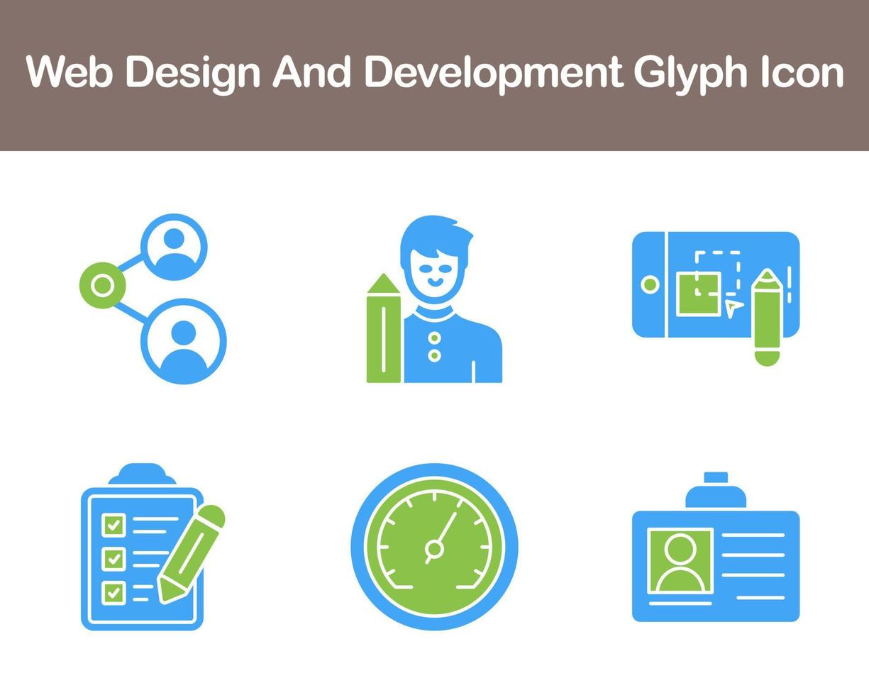 Web Design And Development Vector Icon Set