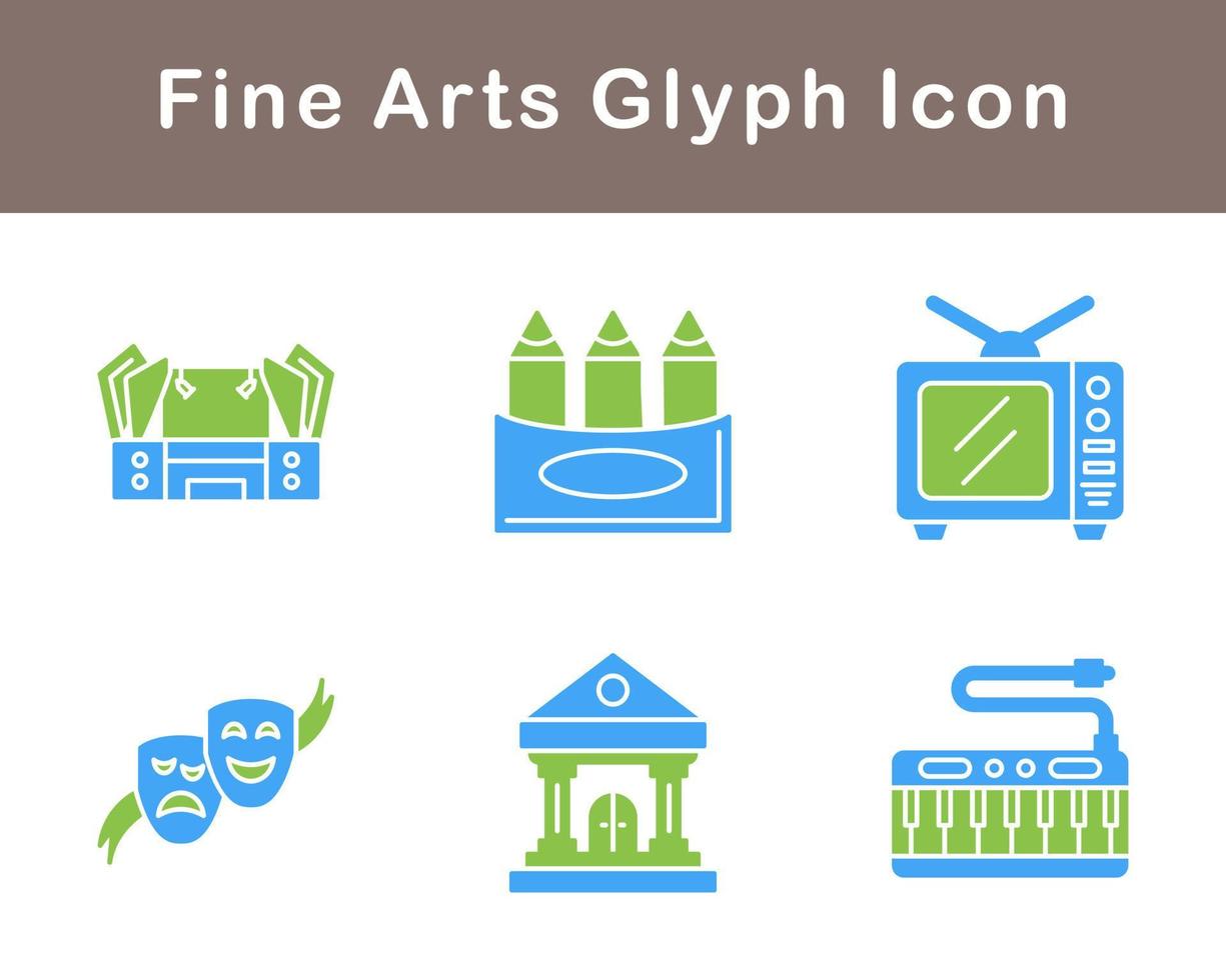 Fine Arts Vector Icon Set