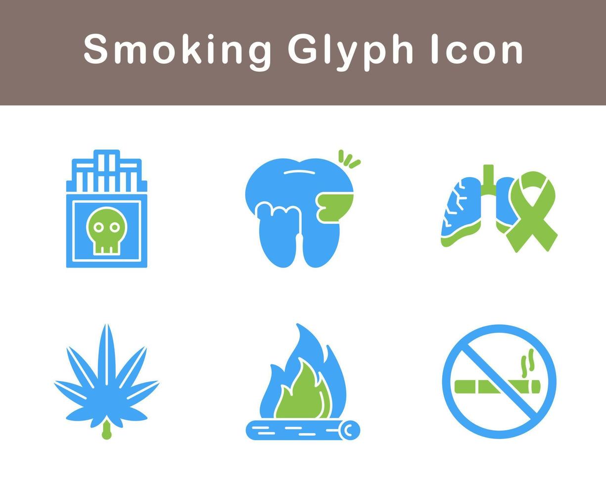 Smoking Vector Icon Set