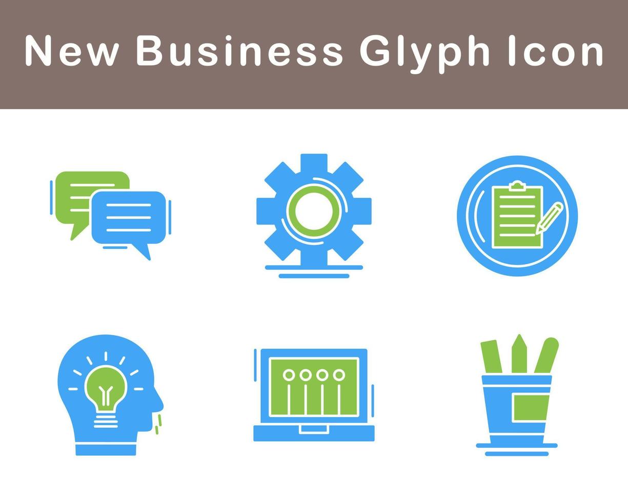 New Business Vector Icon Set