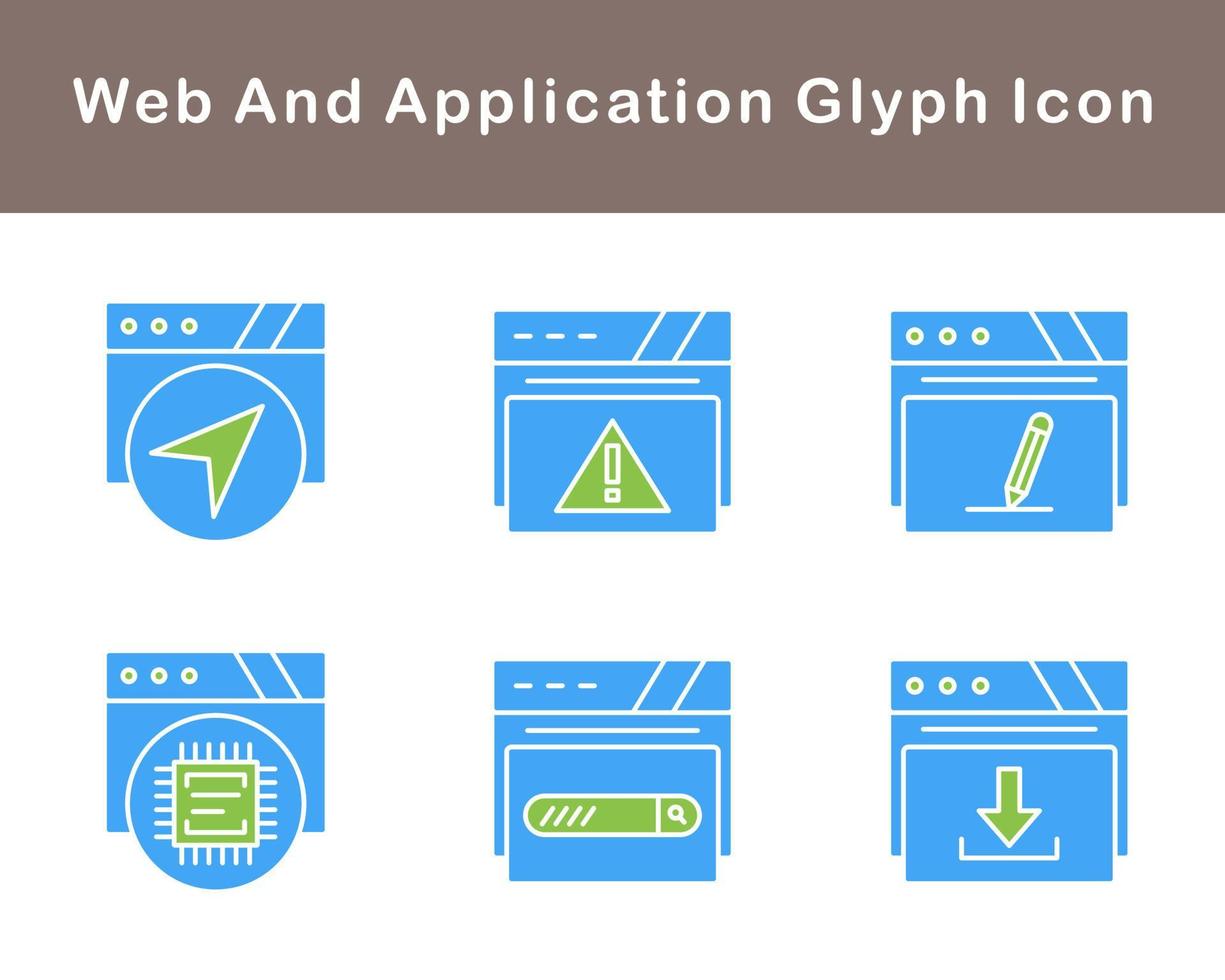 Web And Application Vector Icon Set