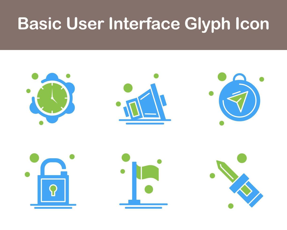 Basic User Interface Vector Icon Set