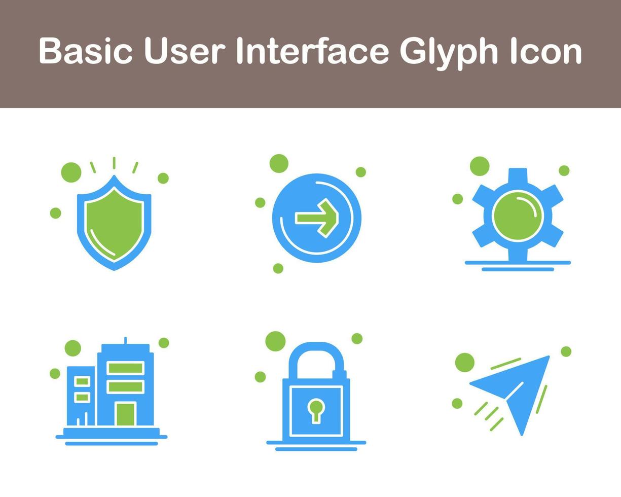 Basic User Interface Vector Icon Set