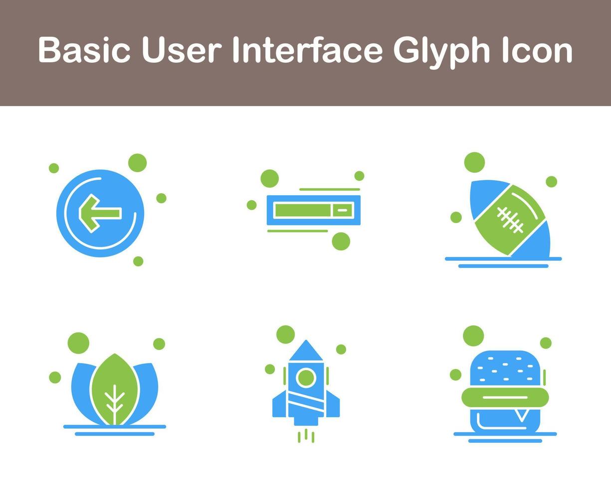 Basic User Interface Vector Icon Set