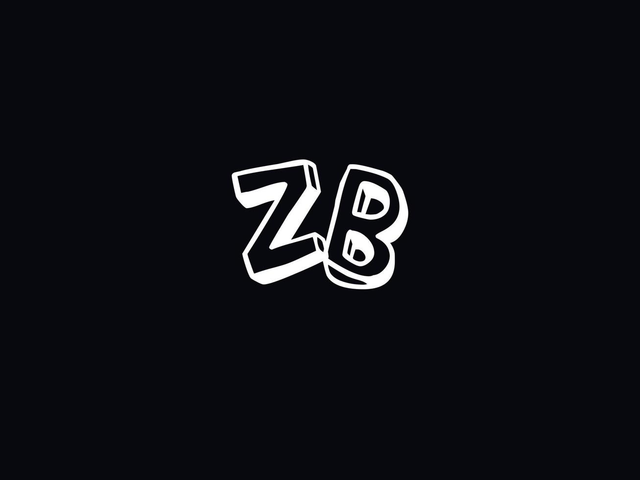 Monogram Zb Logo Icon, Initial ZB Logo Letter Design 21496679 Vector