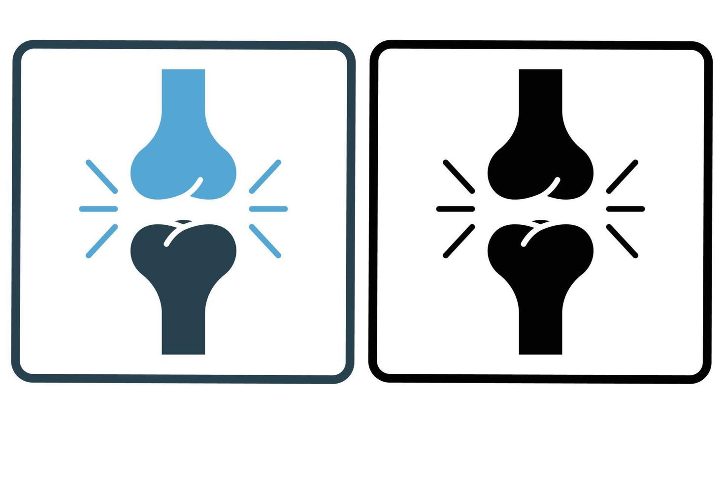 Kidney icon illustration. icon related to internal organ. Solid icon style. Simple vector design editable