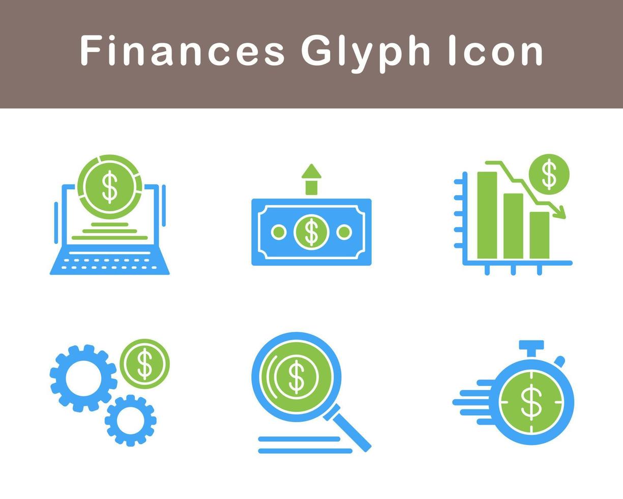 Finances Vector Icon Set