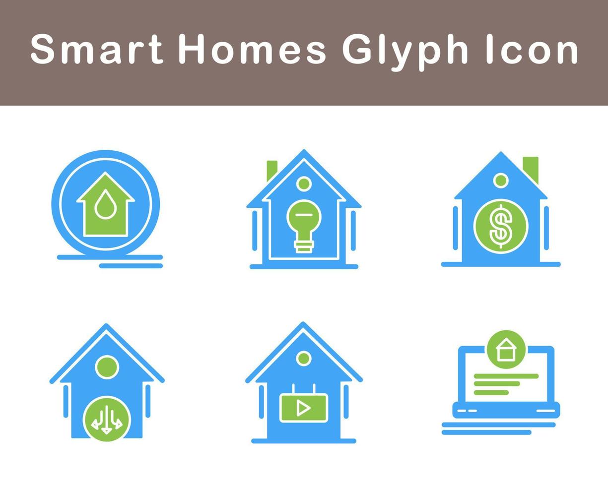 Smart Homes Vector Icon Set