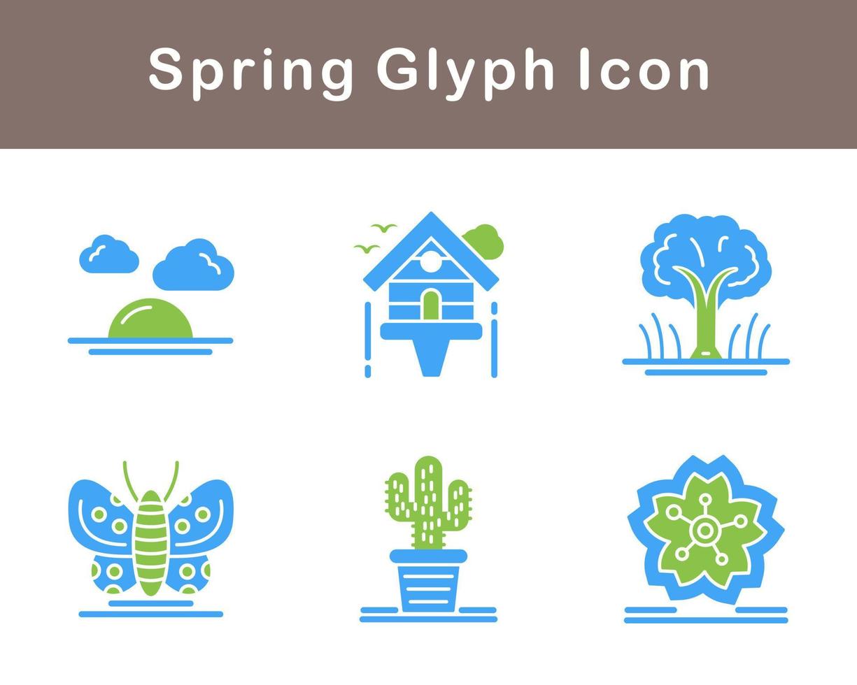 Spring Vector Icon Set