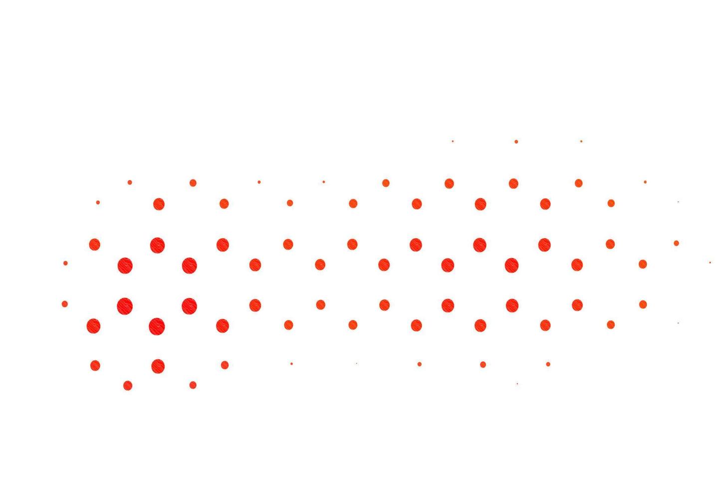 Light red vector cover with spots.
