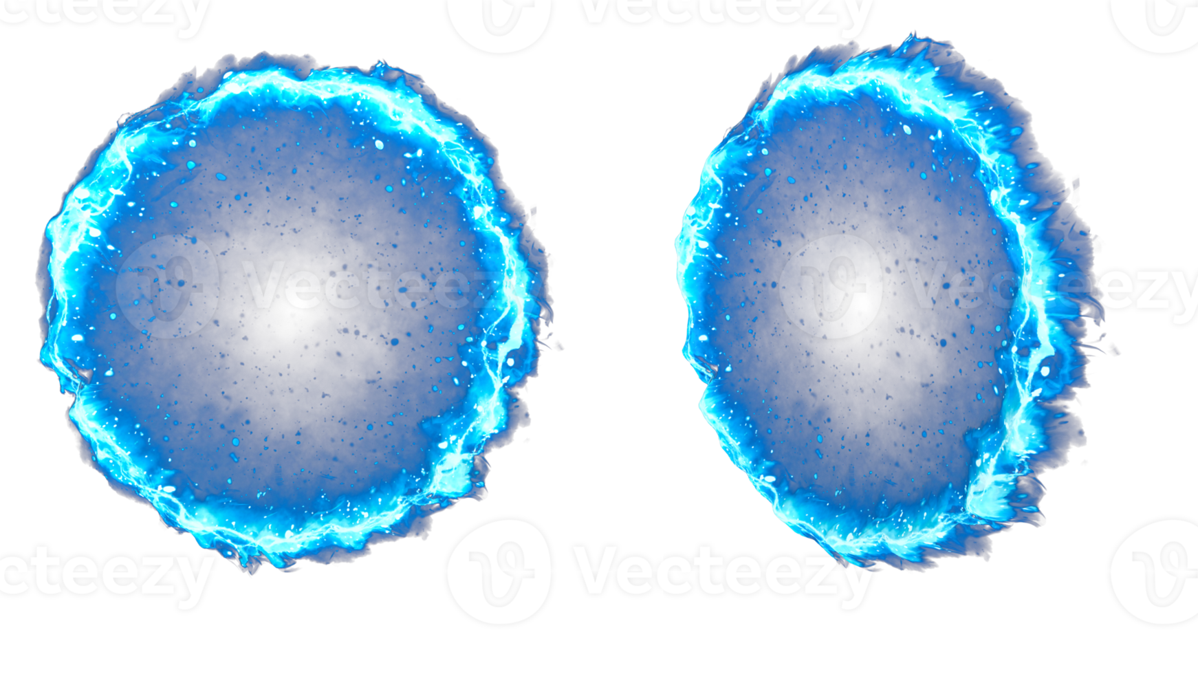 portale nube luccichio. 3d rendere isolato png