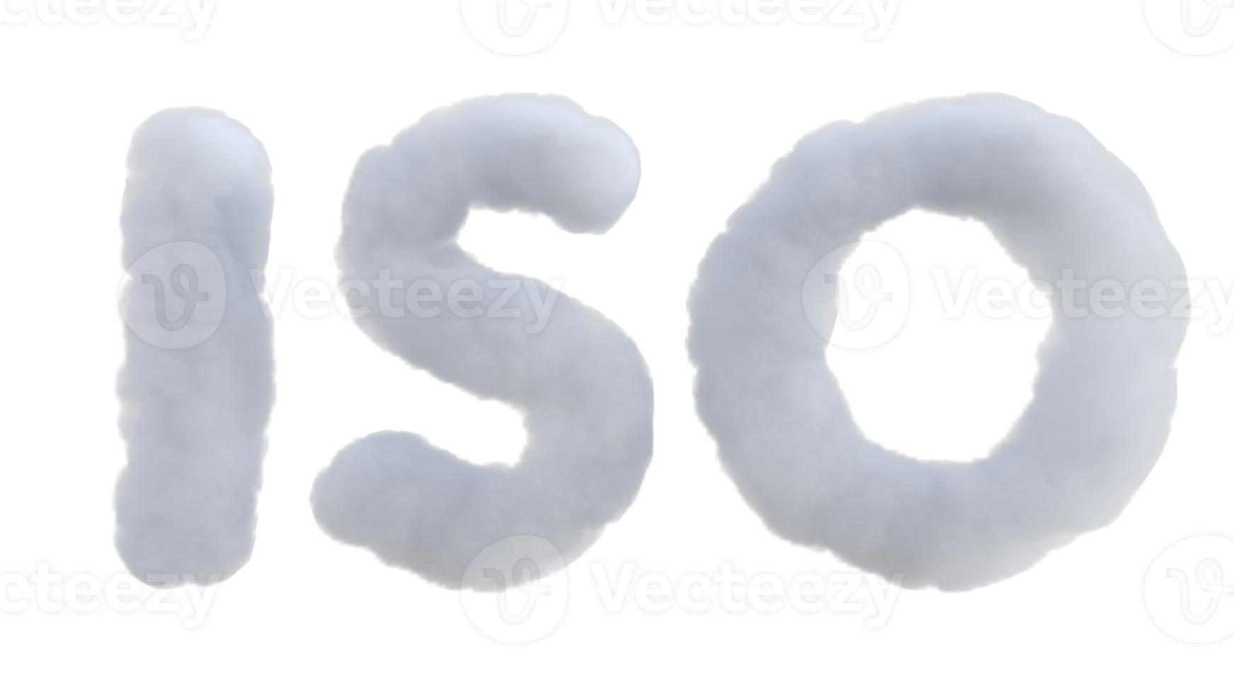 Environment related word cloud alphabet. 3d render isolated png