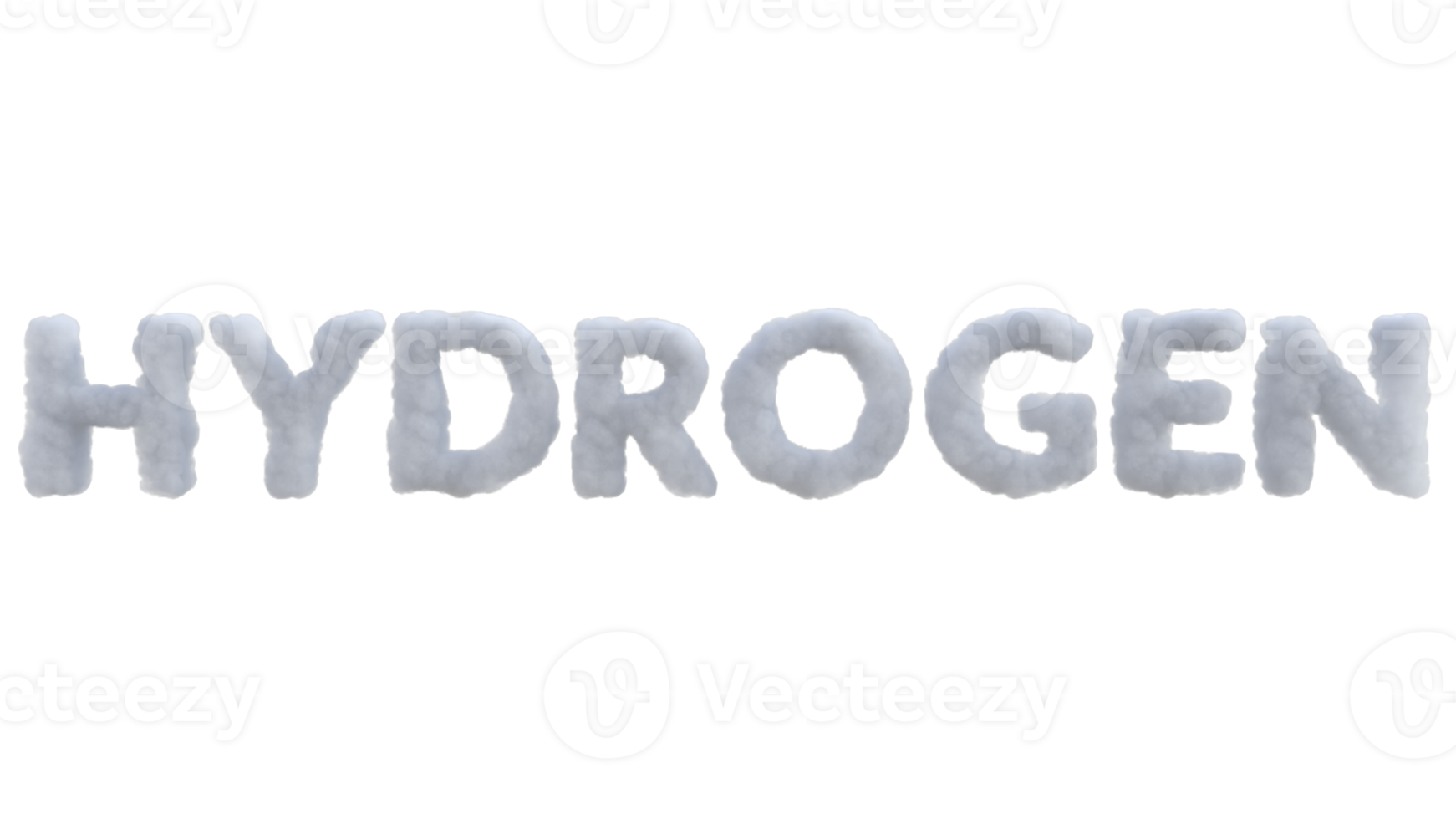 Environment related word cloud alphabet. 3d render isolated png