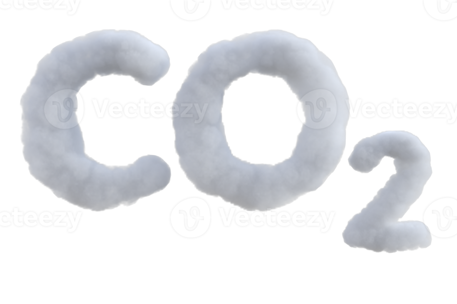 Environment related word cloud alphabet. 3d render isolated png