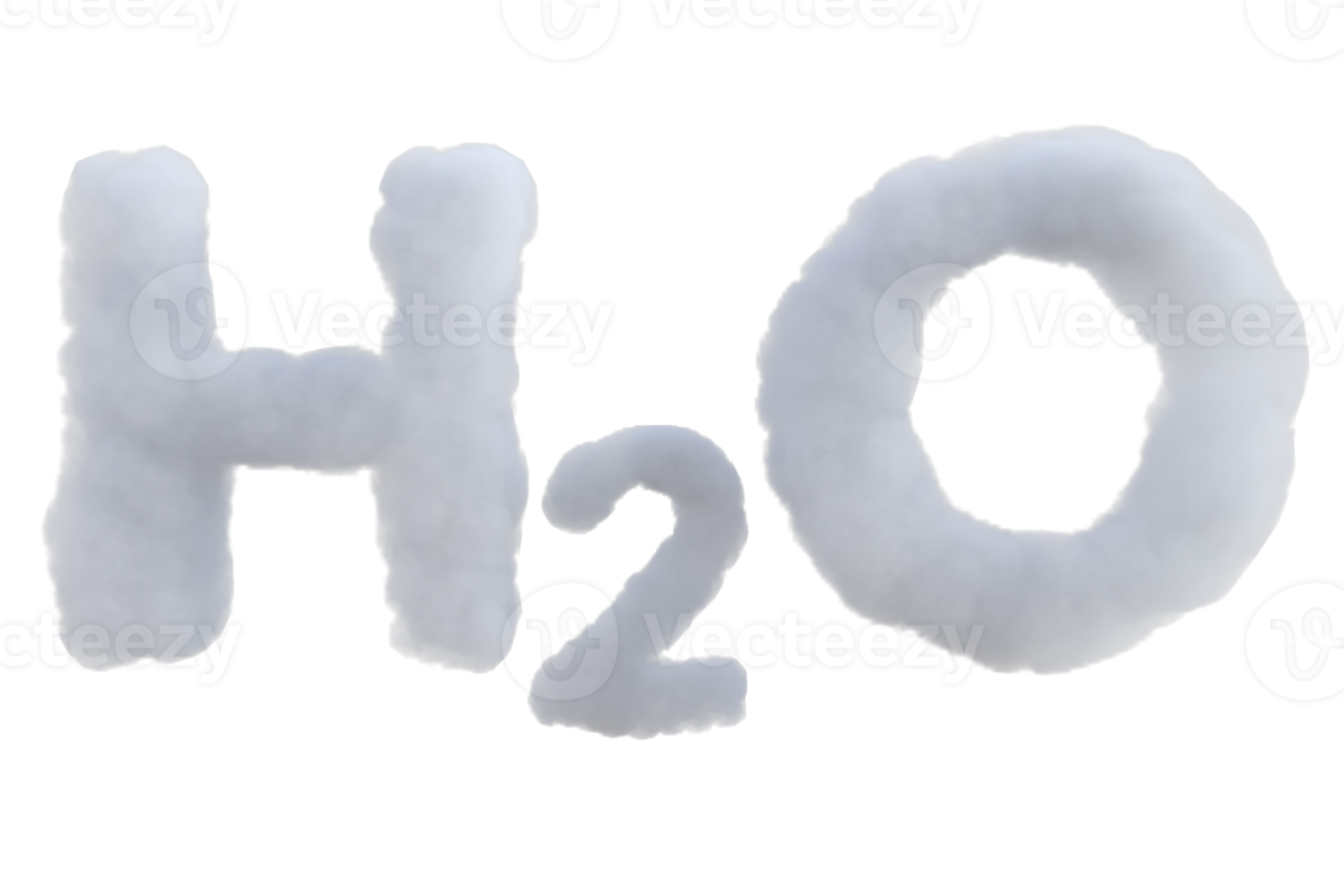 Umgebung verbunden Wort Wolke Alphabet. 3d machen isoliert png