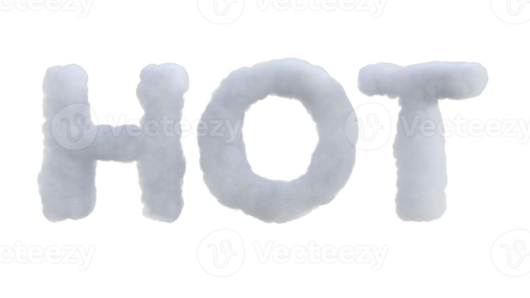 Umgebung verbunden Wort Wolke Alphabet. 3d machen isoliert png