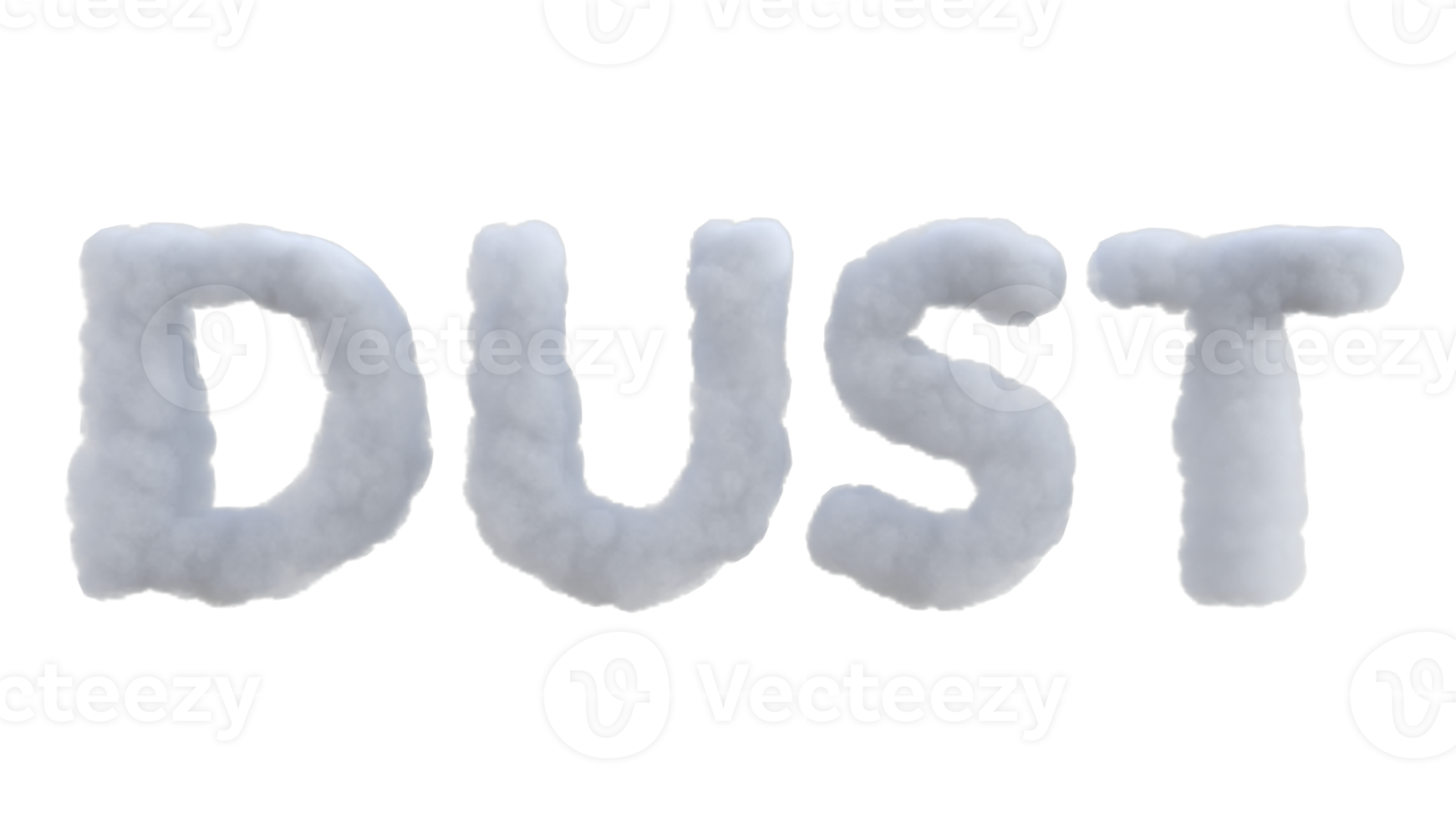 Environment related word cloud alphabet. 3d render isolated png