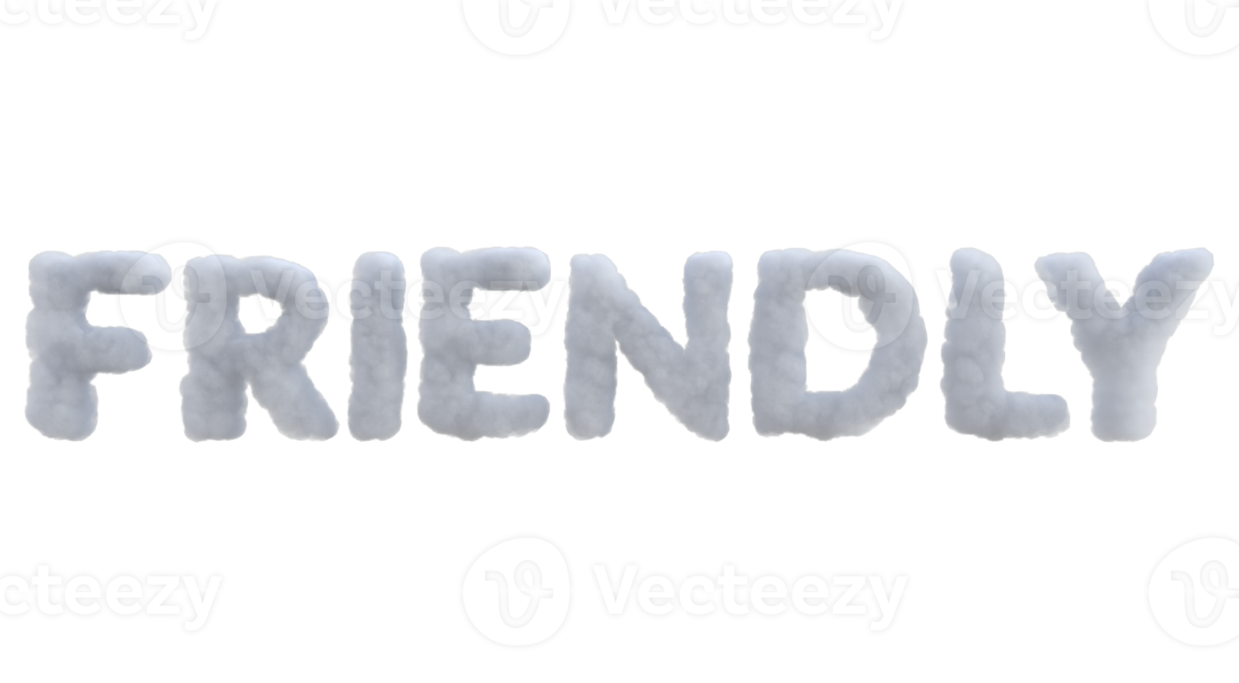 Environment related word cloud alphabet. 3d render isolated png