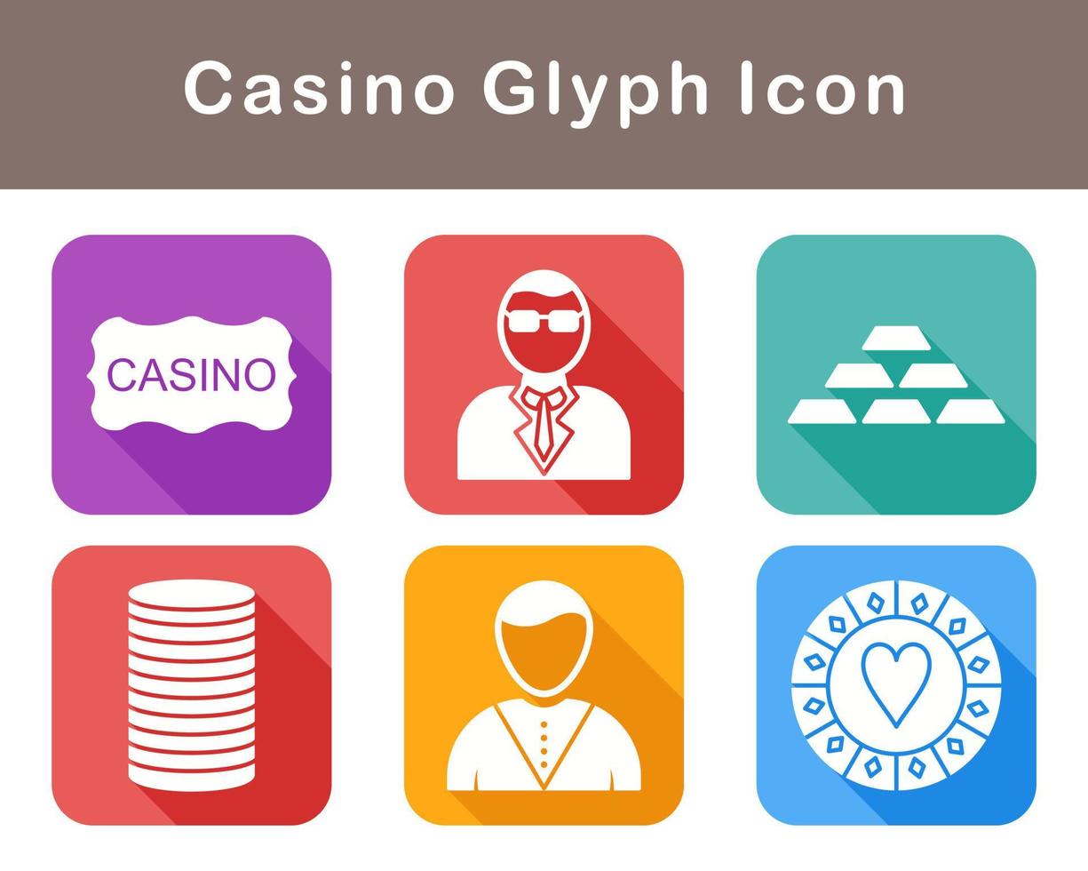 Casino Vector Icon Set