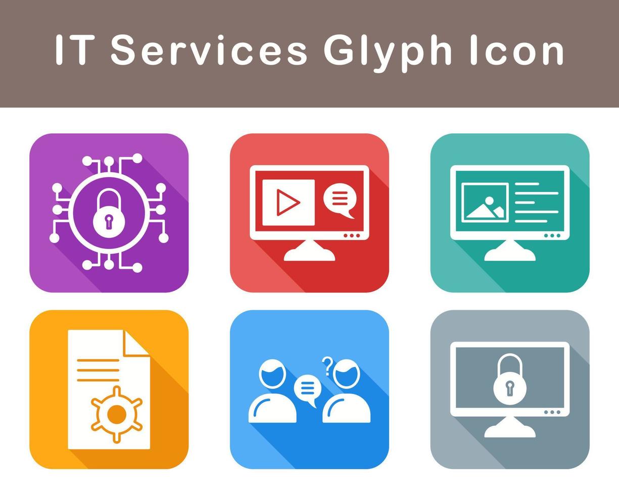 IT Services Vector Icon Set