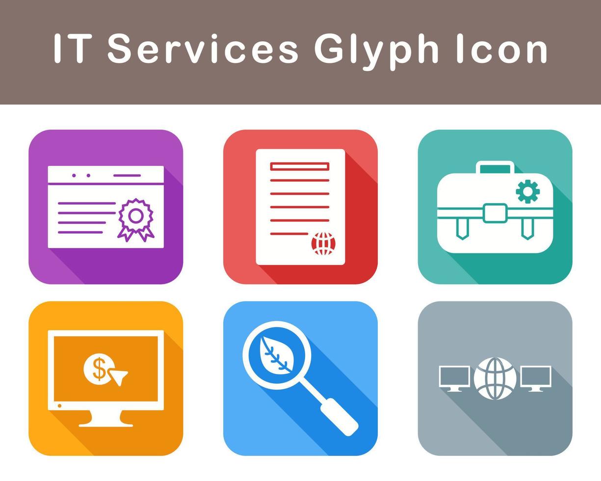 IT Services Vector Icon Set