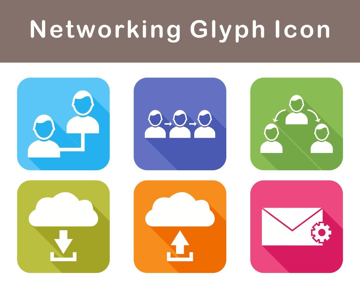 Networking Vector Icon Set