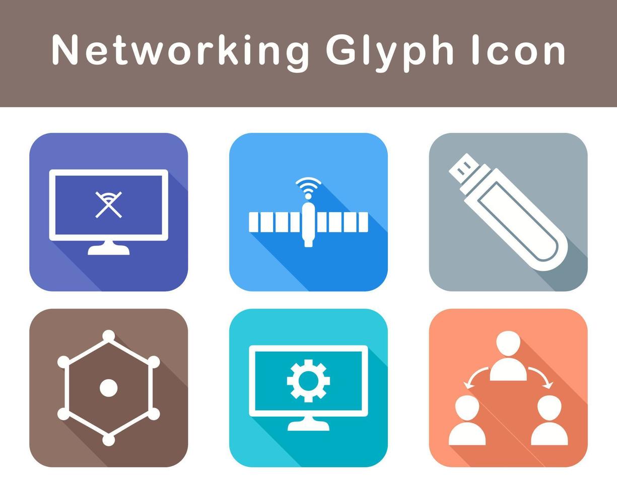 Networking Vector Icon Set