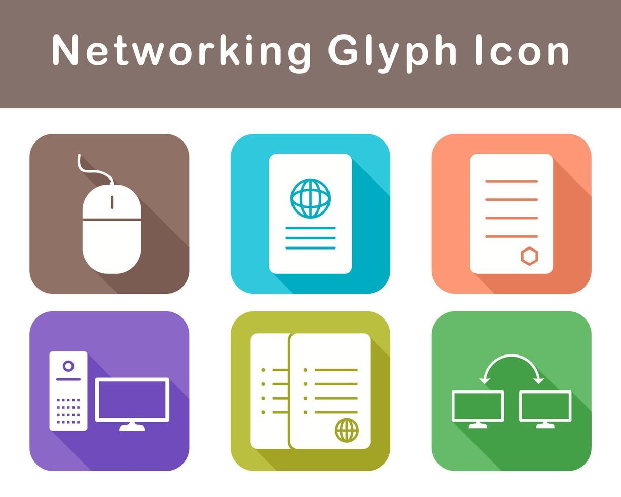 Networking Vector Icon Set