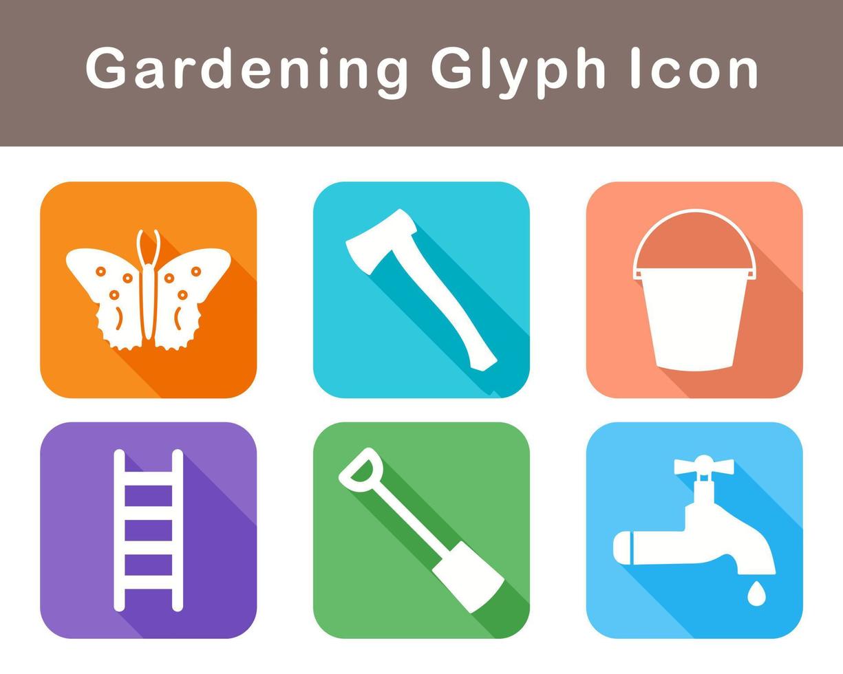 Gardening Vector Icon Set