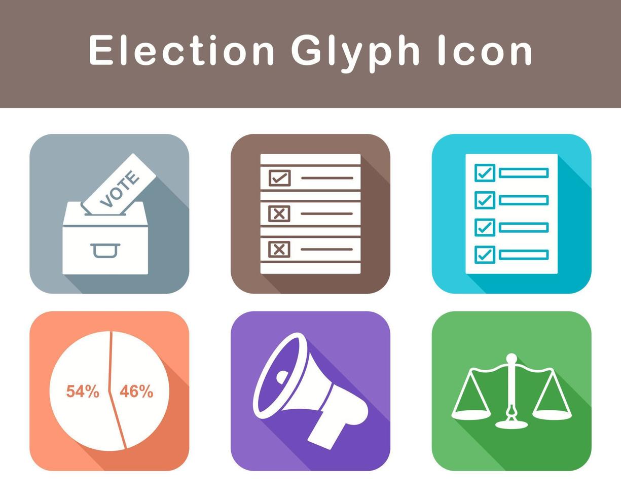 Election Vector Icon Set