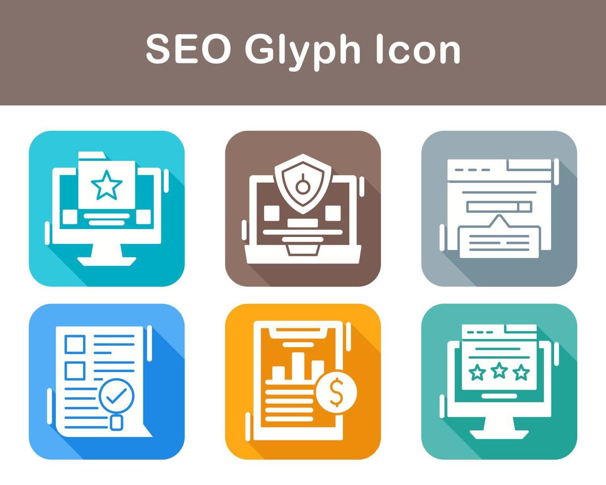 SEO Vector Icon Set