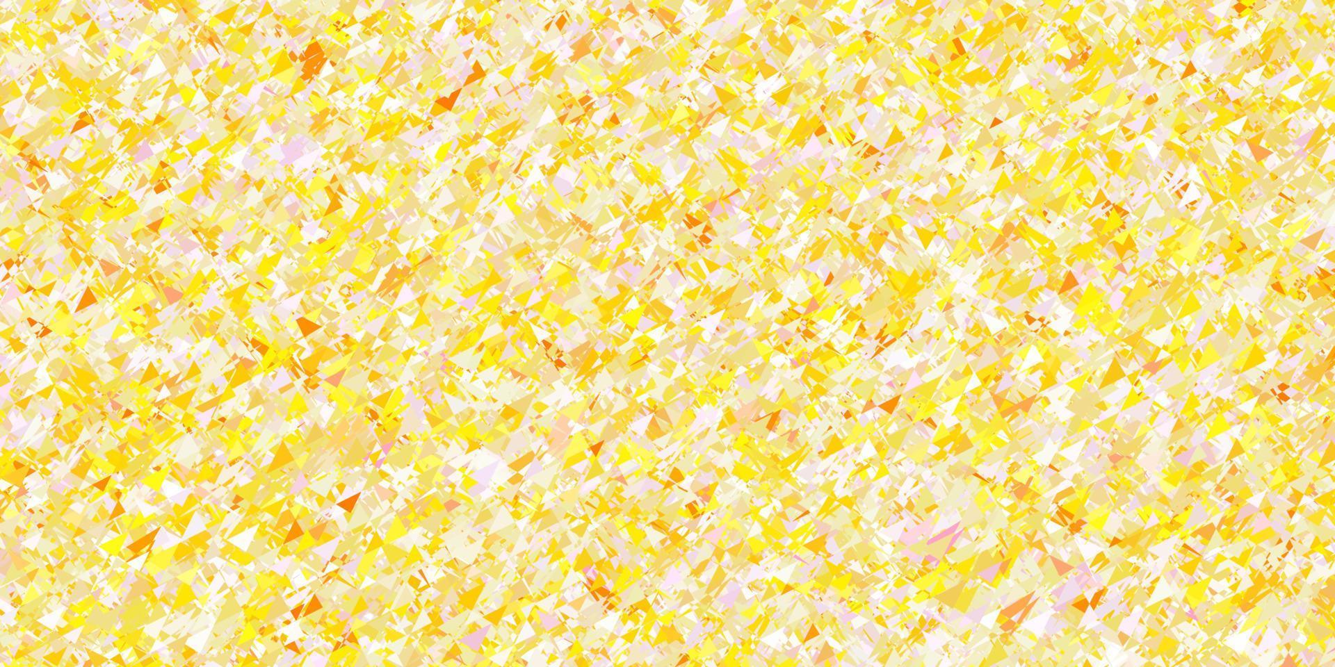 Light Pink, Yellow vector background with polygonal style.