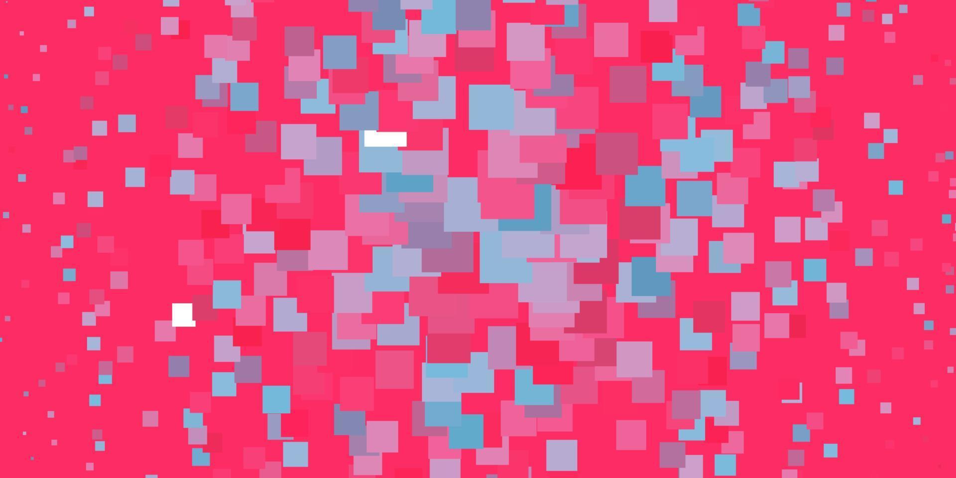 Light Blue, Red vector texture in rectangular style.