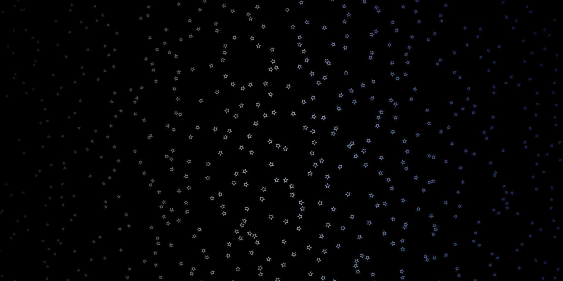 patrón de vector azul oscuro, rojo con estrellas abstractas.