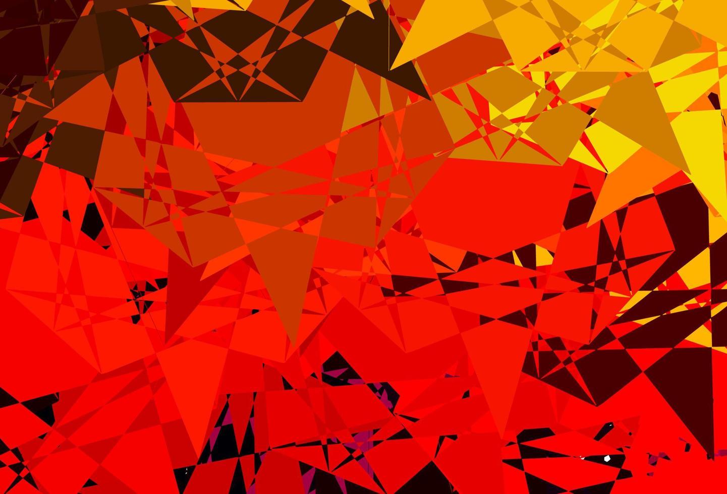 Dark Pink, Yellow vector template with triangle shapes.