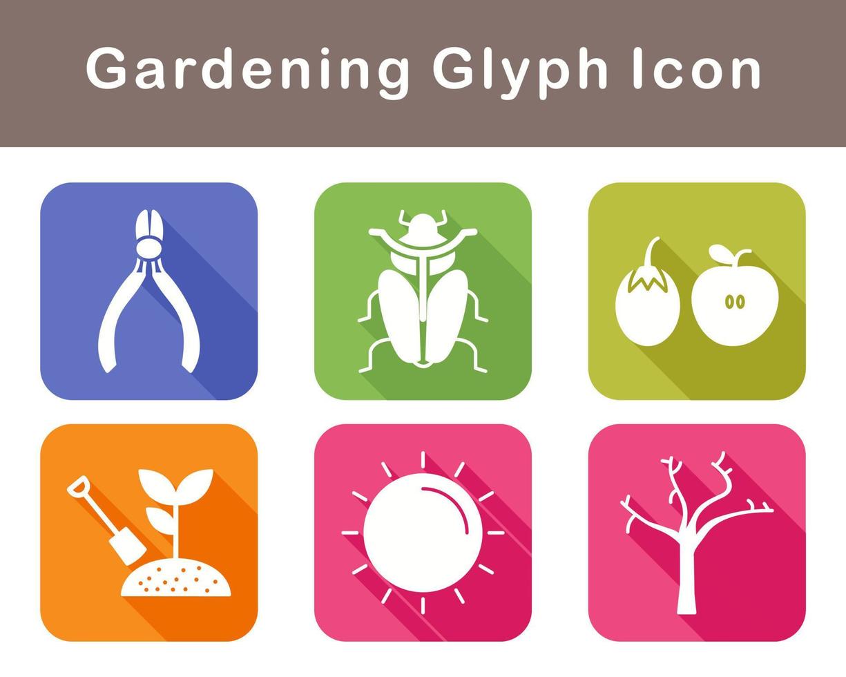 Gardening Vector Icon Set