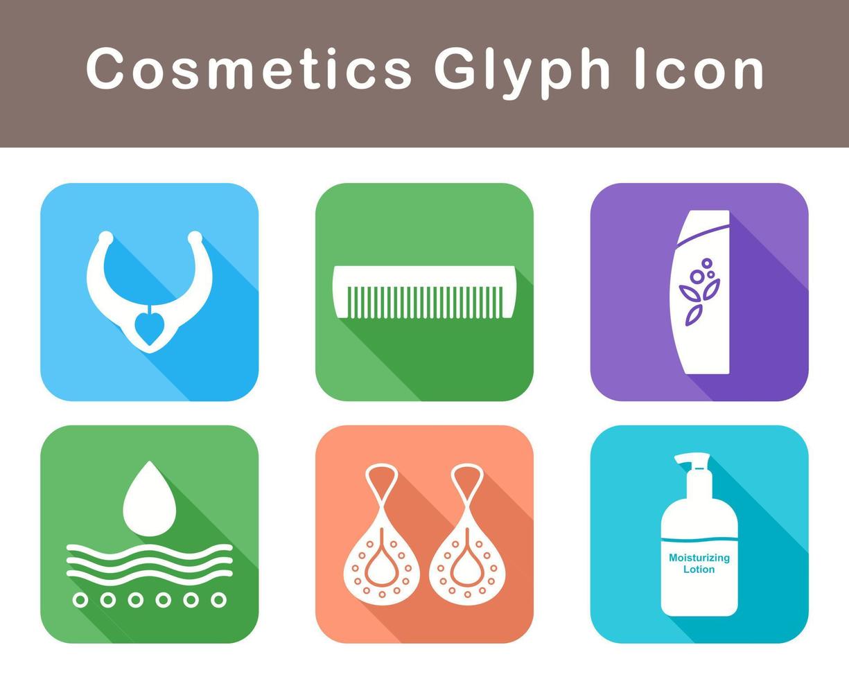 productos cosméticos vector icono conjunto