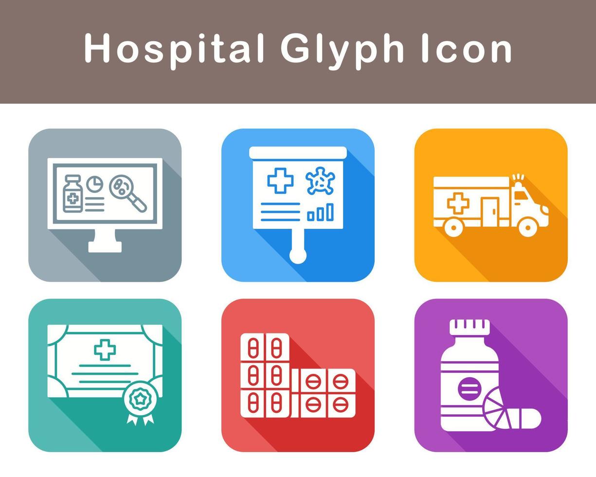 Hospital Vector Icon Set